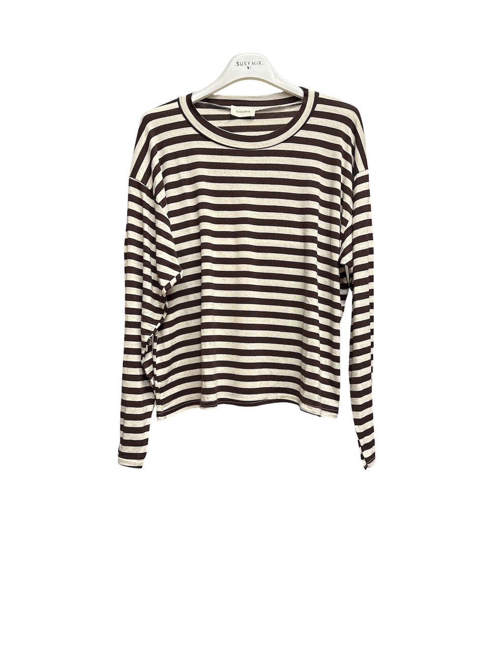 Susy Mix brown line t-shirt