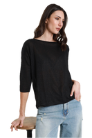 Susy Mix black lurex t-shirt