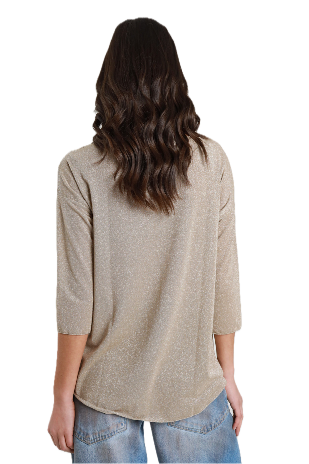 Susy Mix gold lurex t-shirt