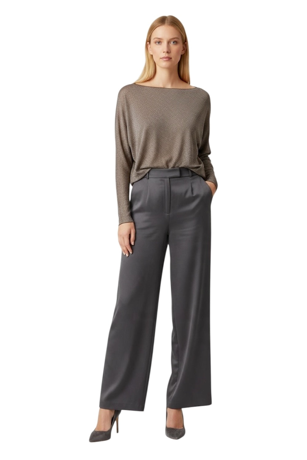 Susy Mix brown lurex t-shirt