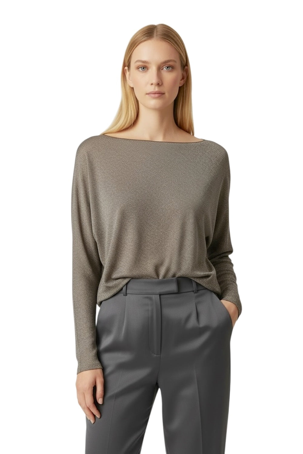 Susy Mix brown lurex t-shirt
