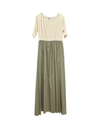 Susy Mix green butter two color dress