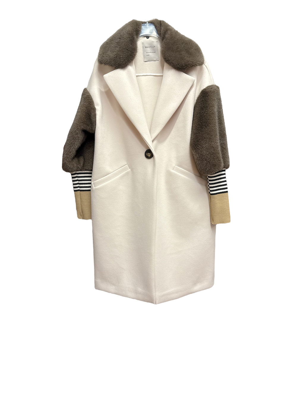 Maryley cream brown jackets