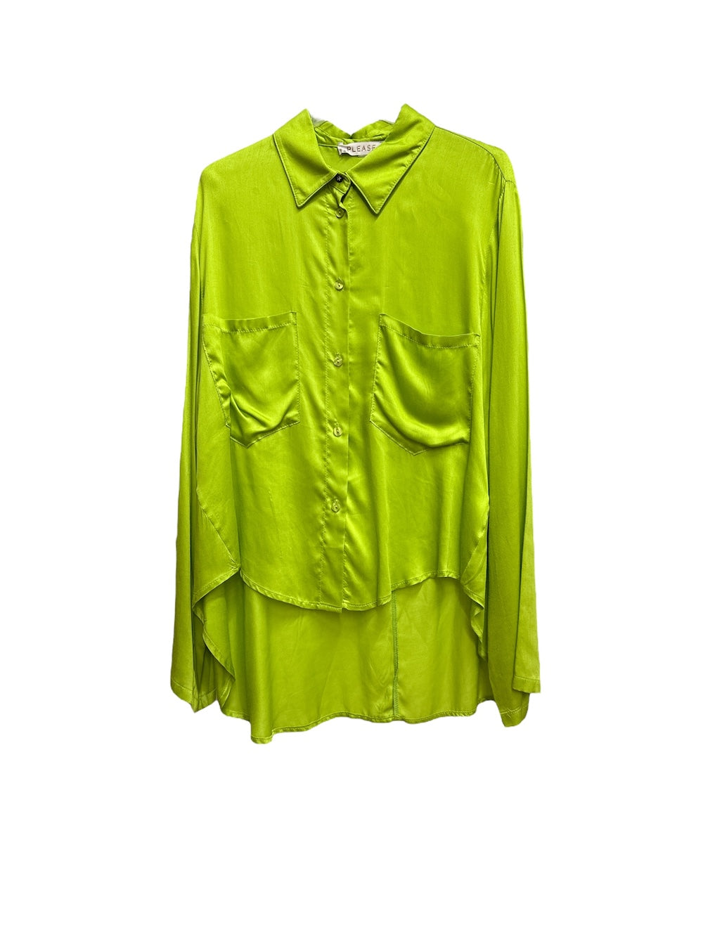 Please acid green shirt