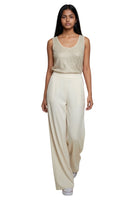 Susy Mix cream glitter top