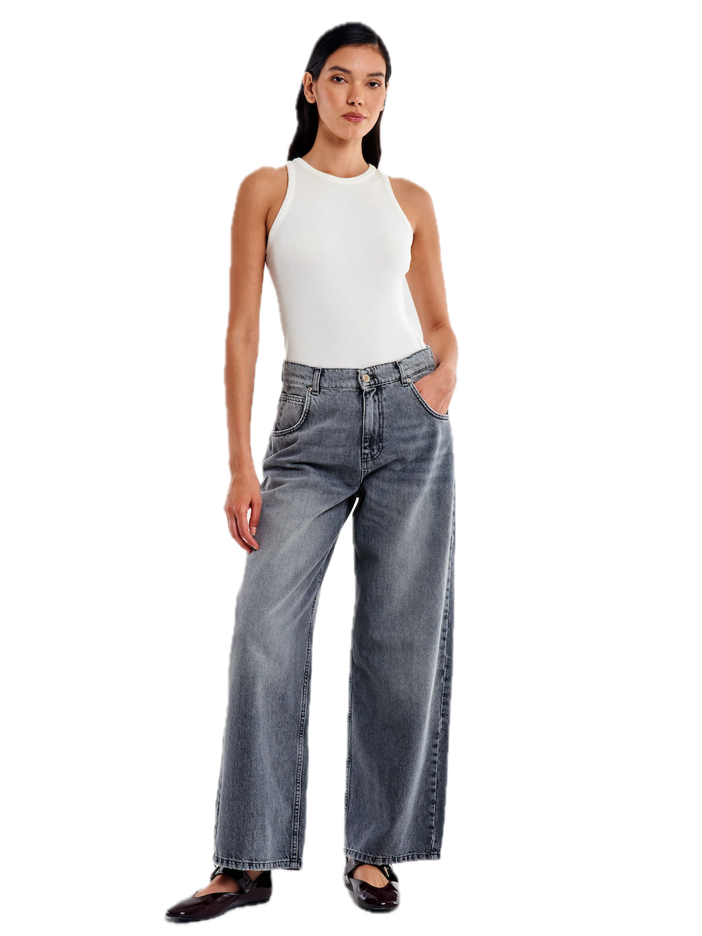 Vicolo Mia grey denim jeans