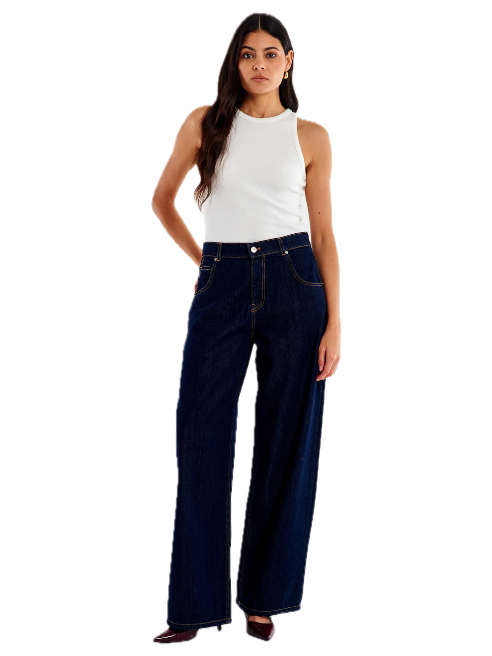 Vicolo Mia dark blue denim jeans
