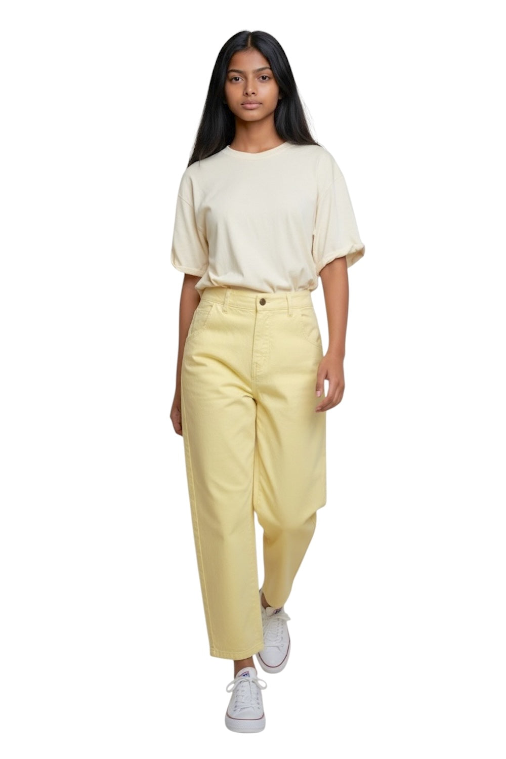 Gold fragile yellow pants