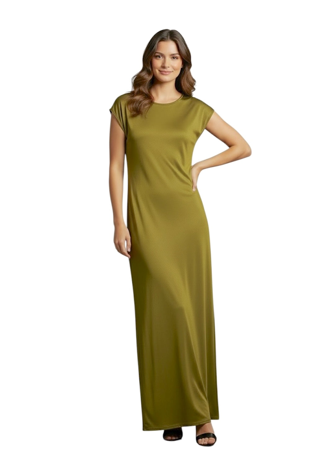 Susy Mix olive green dress