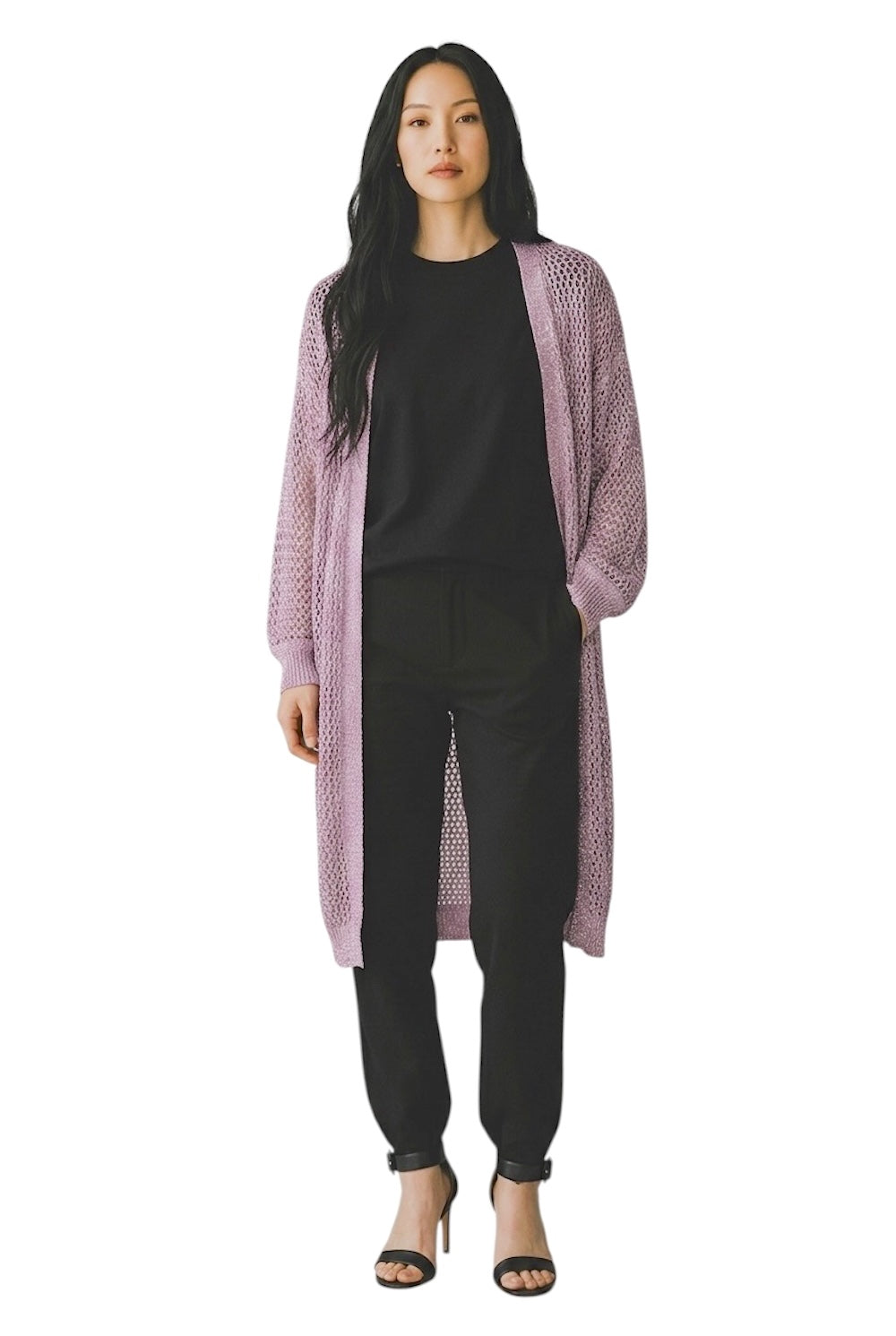 Le îls pink cardigan