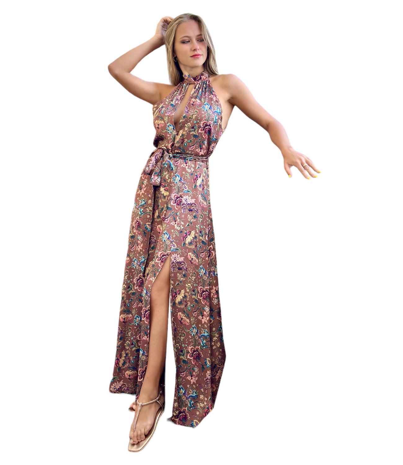 Saiph mud flower dress