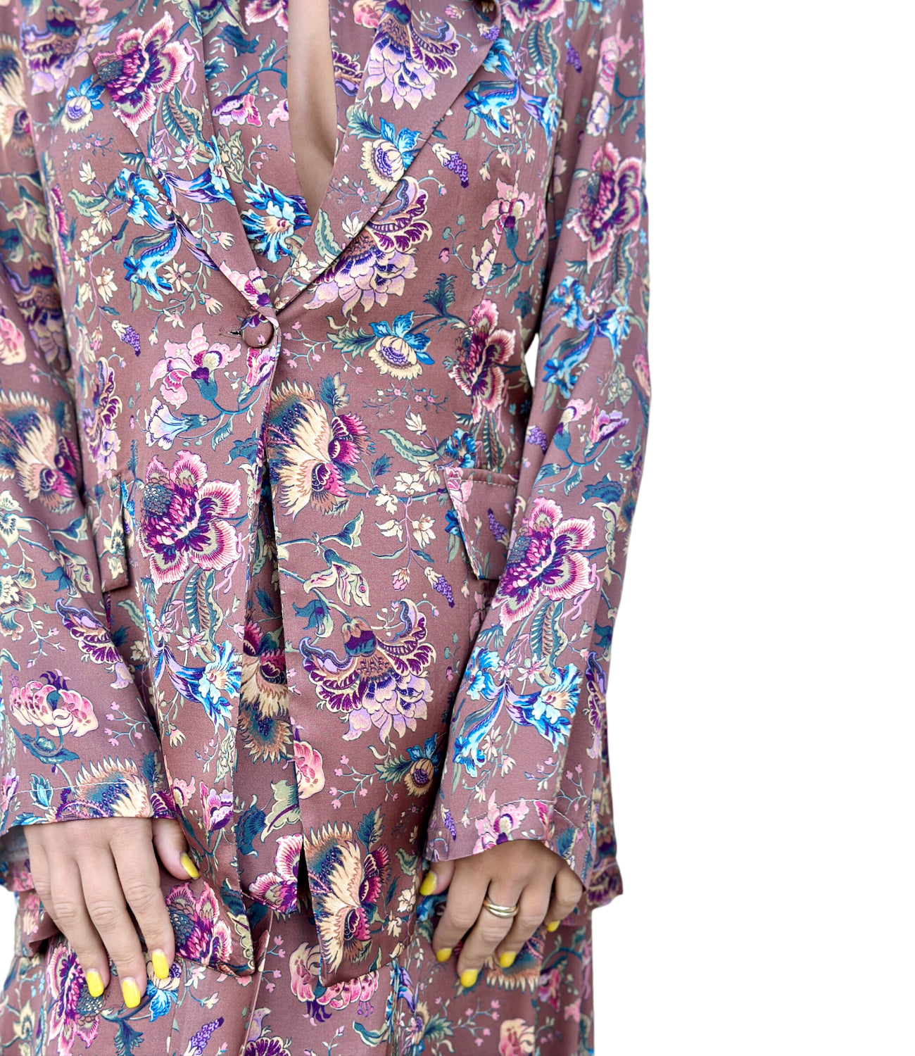 Saiph mud flower blazer