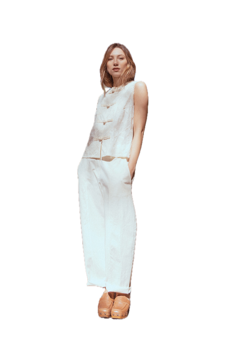 Saiph cream pants