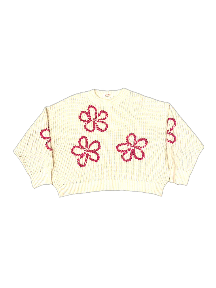 Kontatto butter flower pullover