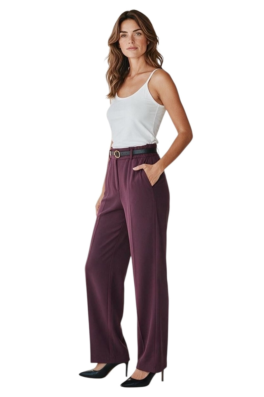 Susy Mix bordeaux pants