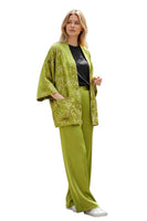 Dixie green kimono jacket