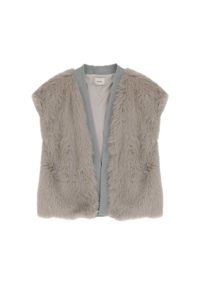 Dixie light grey vest jacket Dixie ANIMI Shop