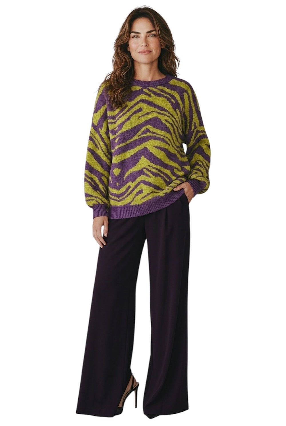 Susy mix purple pullover