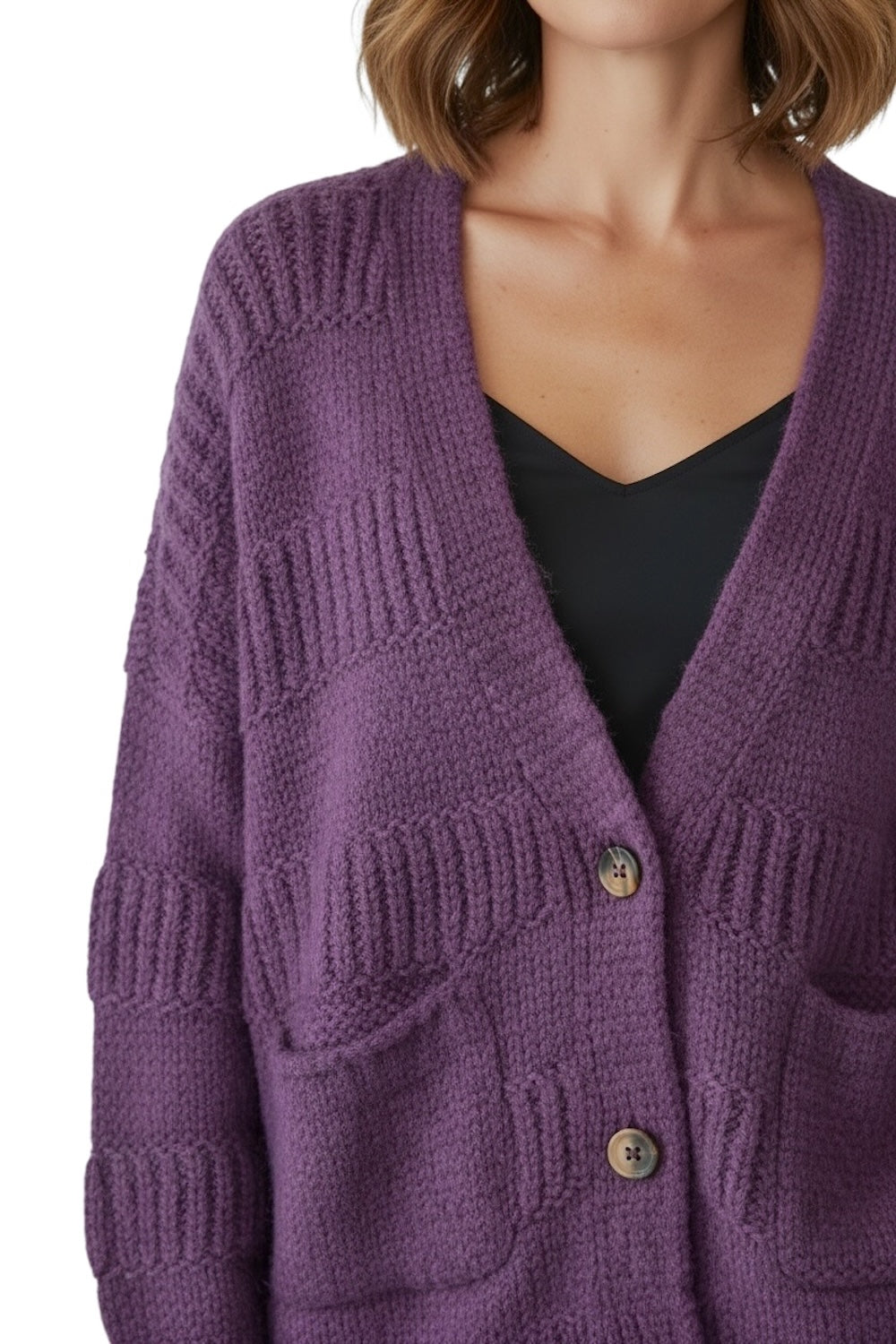Susy Mix purple cardigan