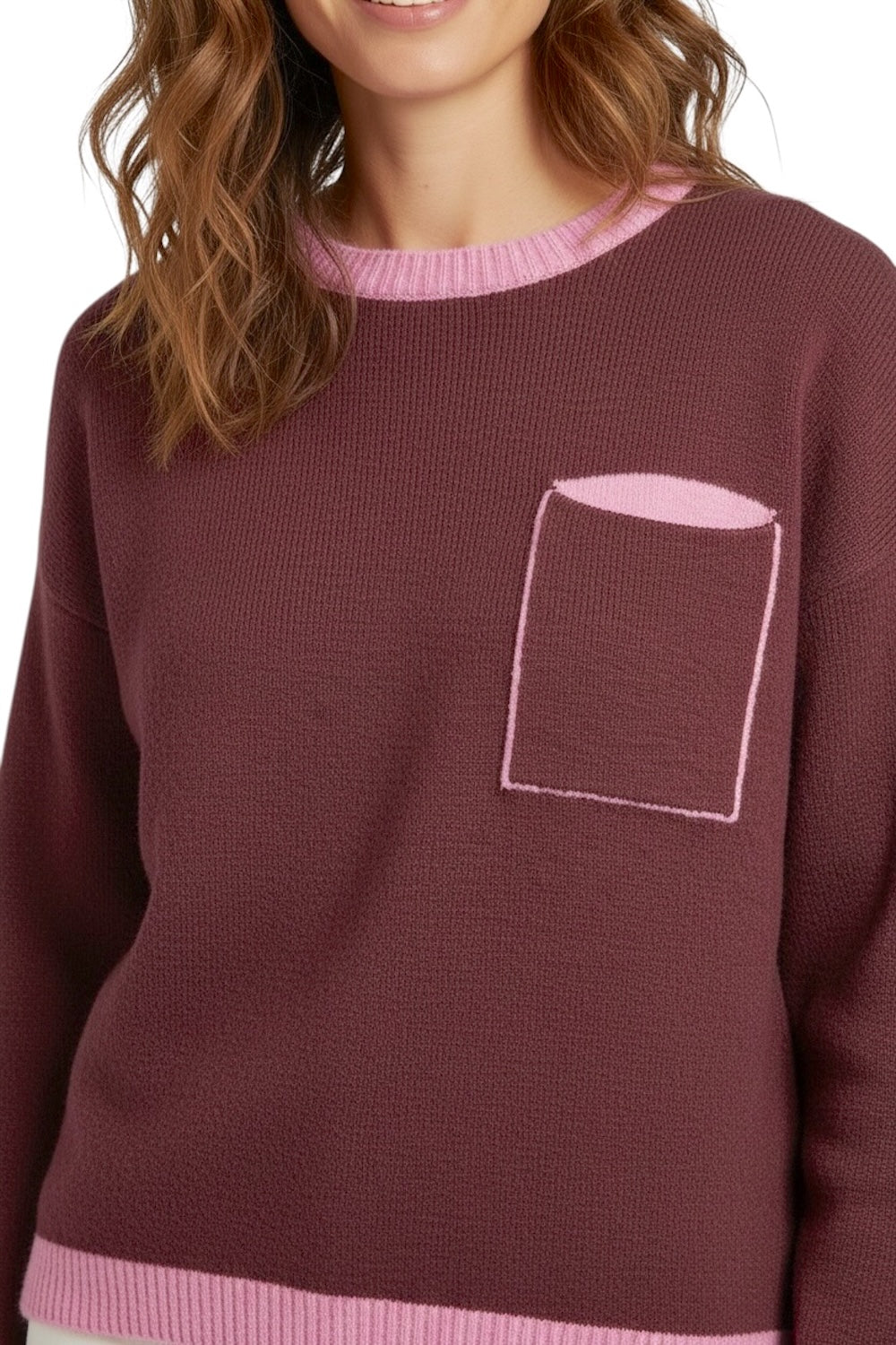Dixie bordeaux pullover