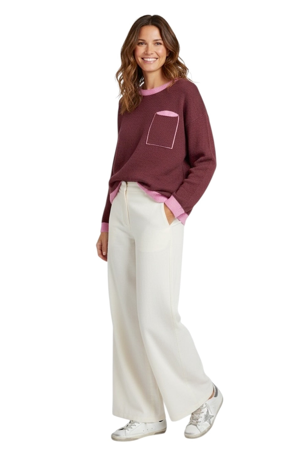 Dixie bordeaux pullover