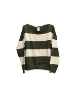 Susy Mix cream green striped pullover