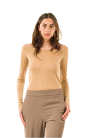 Kontatto camel glitter t-shirt