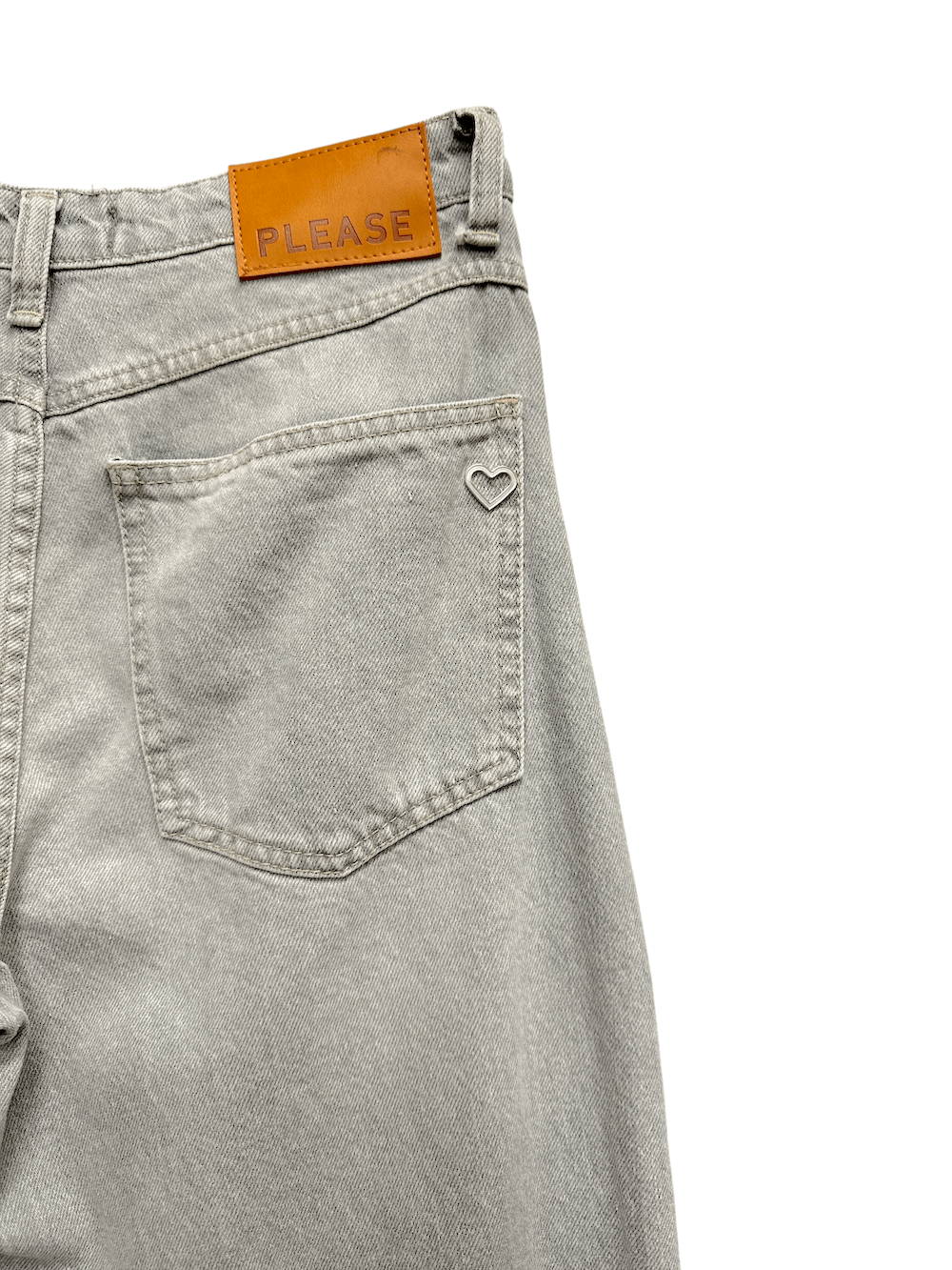 Please grey denim jeans