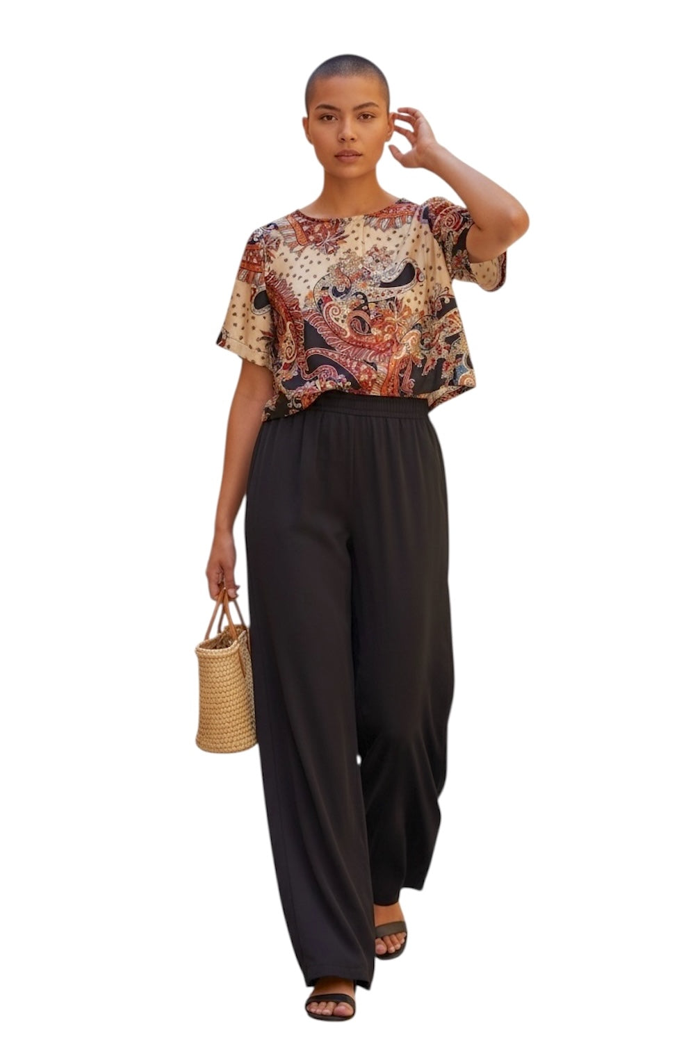 Vicolo multicolor short shirt