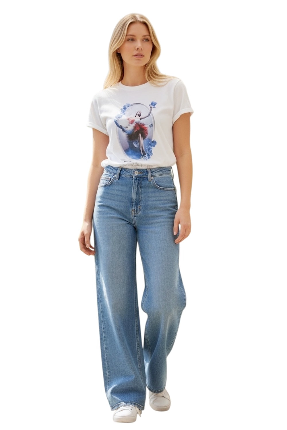 Chiaroscuro white organic t-shirt