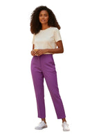 Maryley lila bequeme Hose