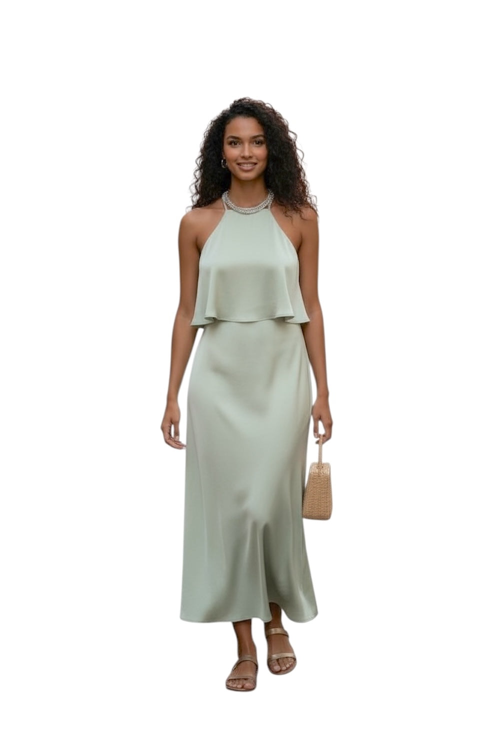 Dixie light green dress