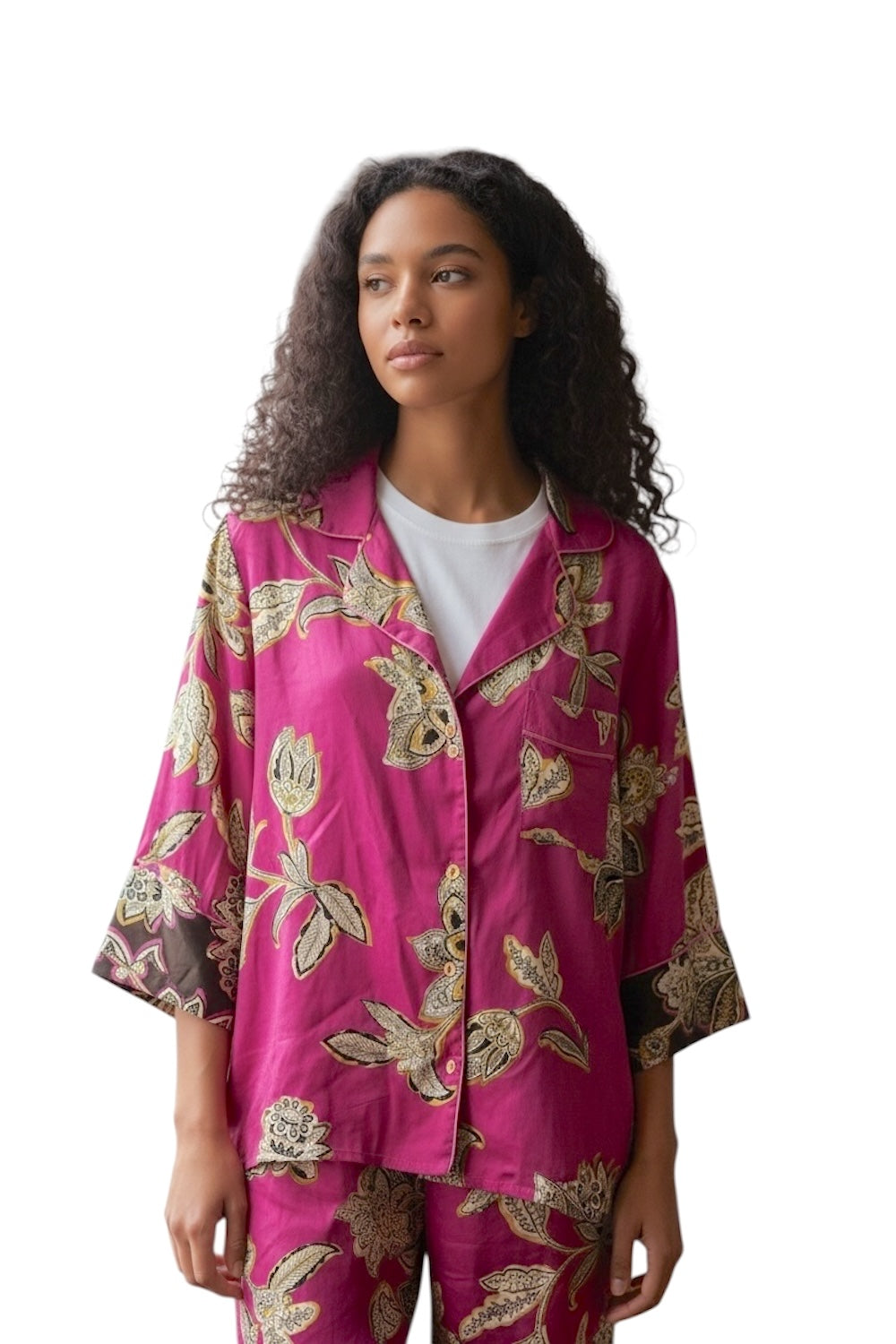 Annie Glam fuchsia Jackets Shirt