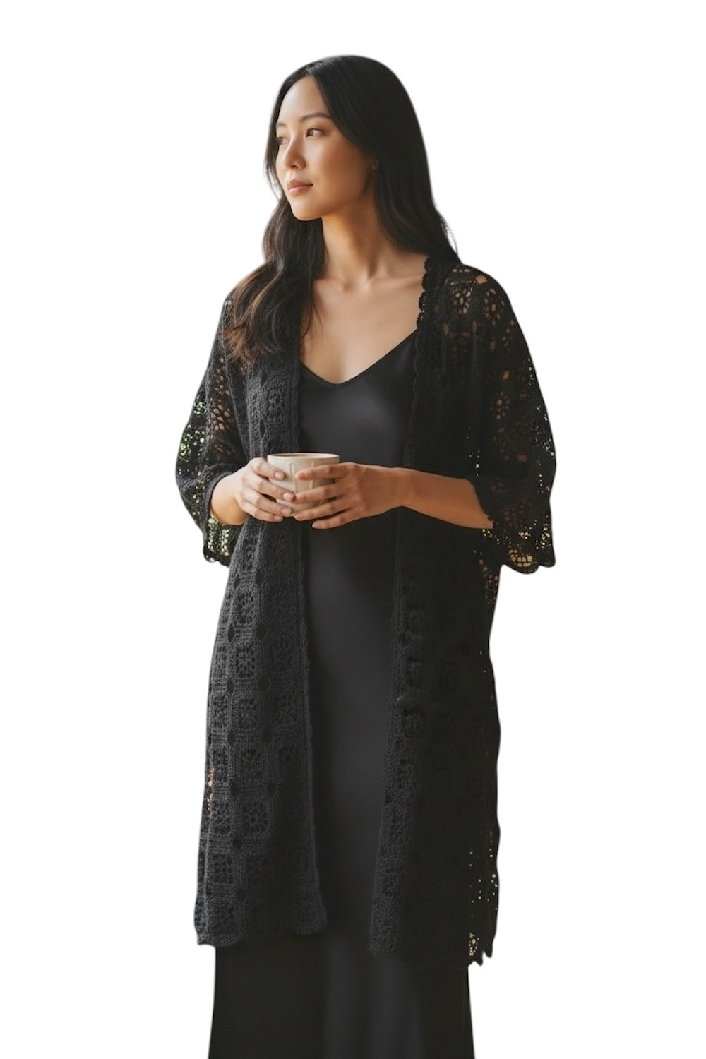 Schwarzer Dixie-Cardigan 