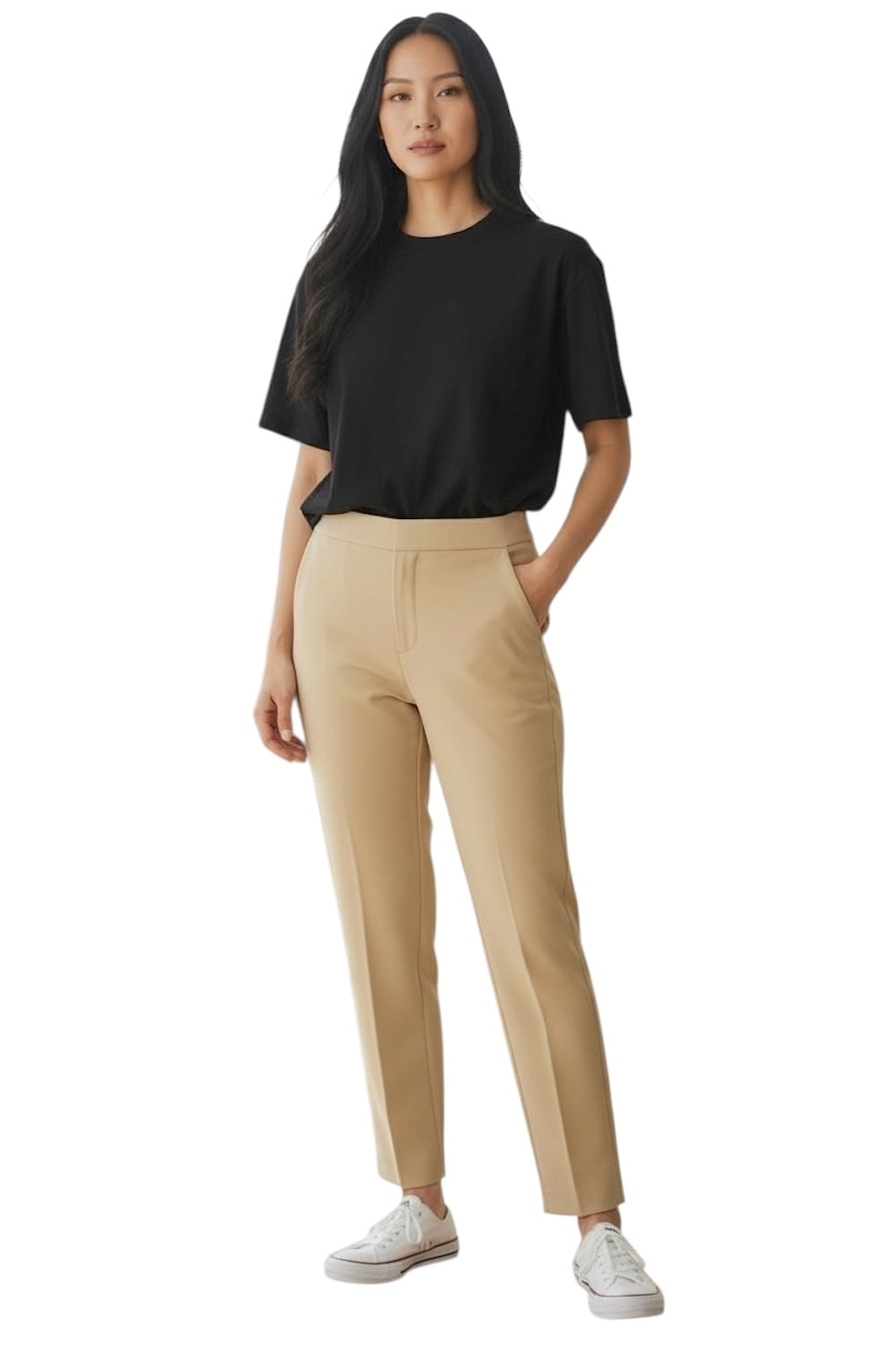 Maryley Camel Relaxed Pants