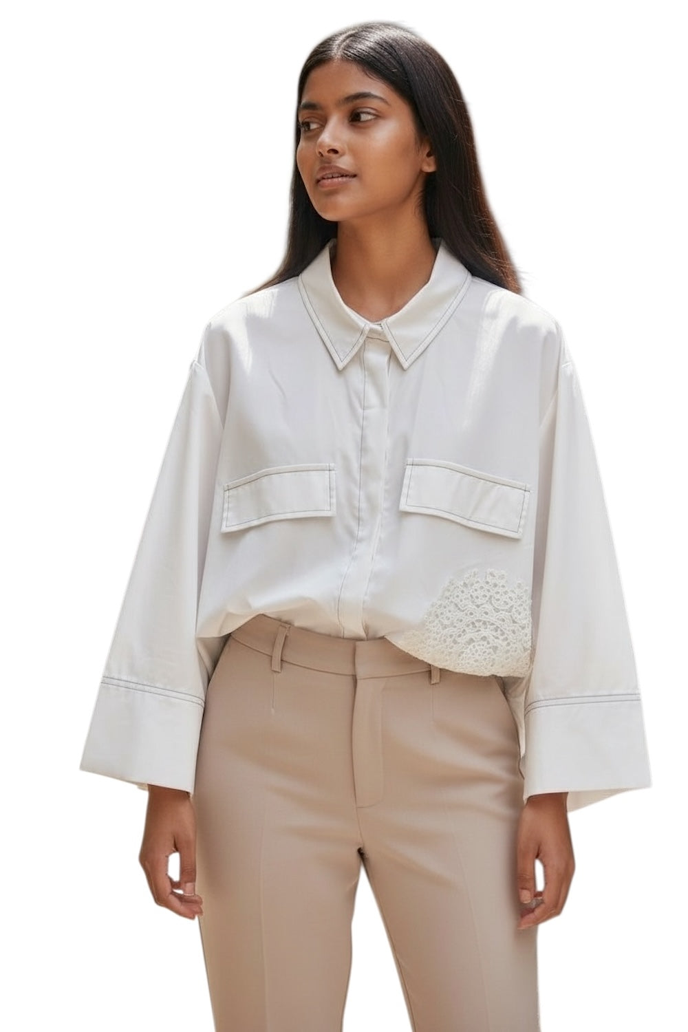 Annie Glam weißes Hemd