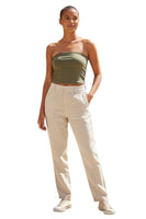 Vicolo green wide band top