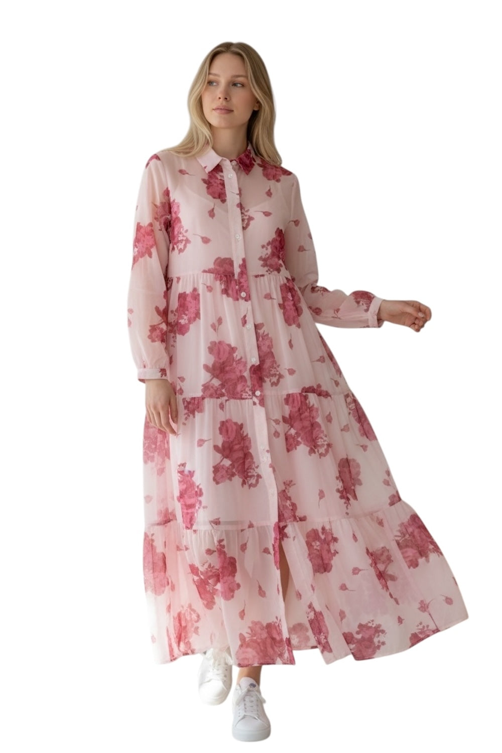 Abito chemisier in polvere Dixie 