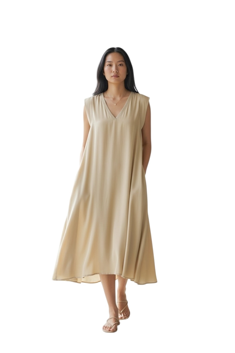 Dixie taupe dress