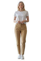 Maryley camel slim pants