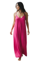 Kontatto fuchsia overalls