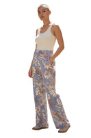 Kontatto brown flower pants