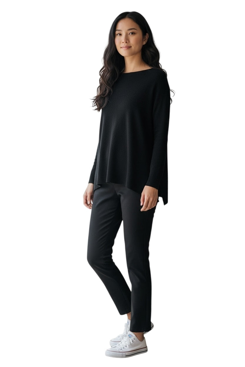 schwarzer Vicolo-Pullover