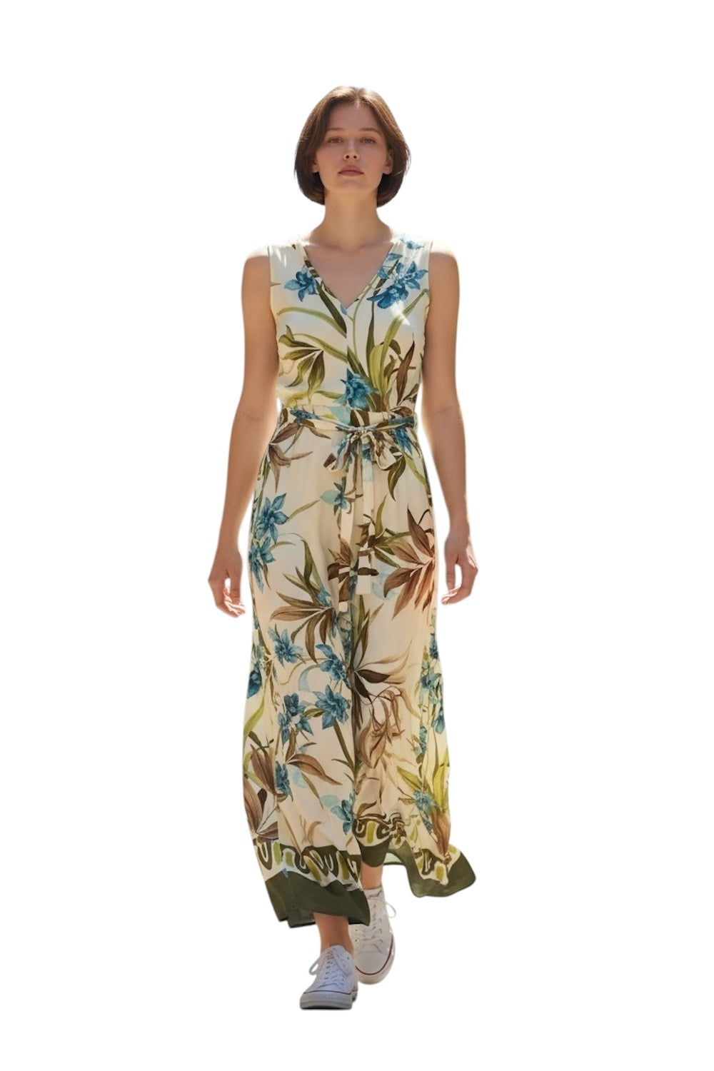 Salopette Vicolo panna multicolor