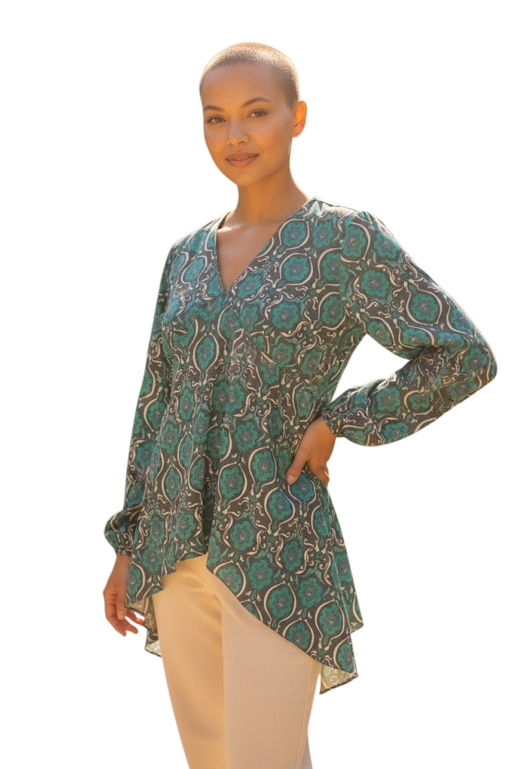 Kikisix schlammgrünes Hemd 