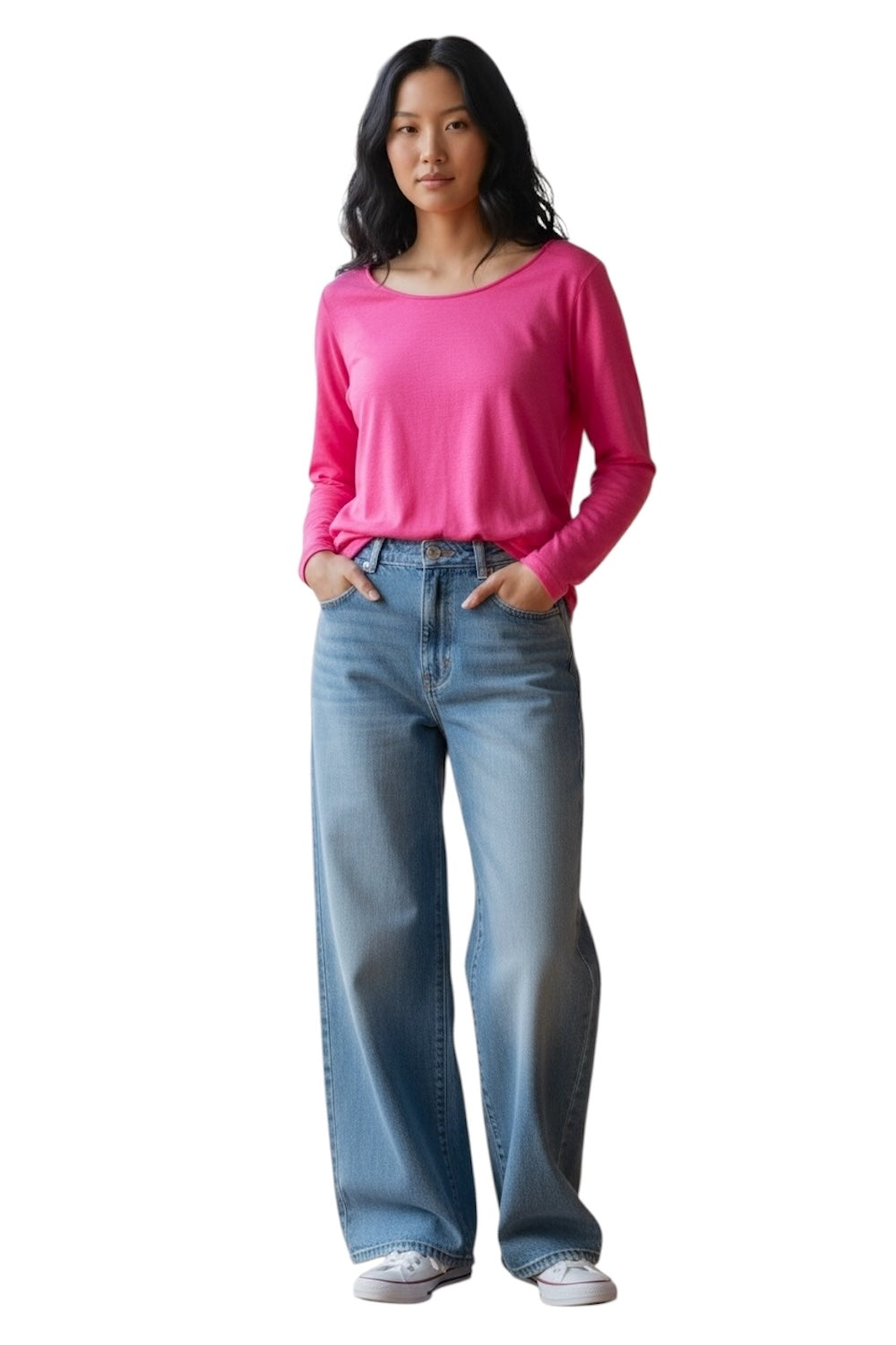 Le îls fuchsia t-shirt