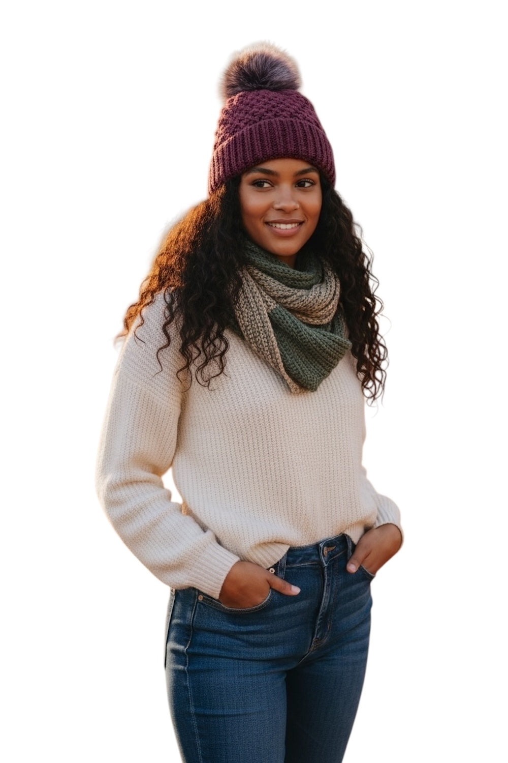 Maryley bordeaux hat