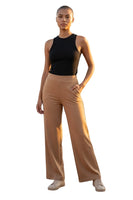 Maryley-Hosen mit weitem Bein in Kamelhaar