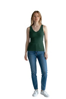 Vicolo dark green top