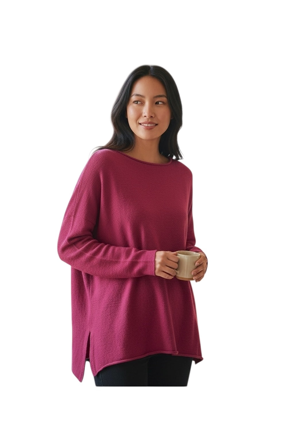 Kontatto roter Pullover